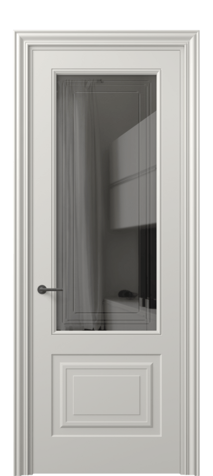 Дверь межкомнатная Маскот 8452 Матовый тёплый серый Прозрачное серое стекло с гравировкой "Грани", триплекс Фигурный наличник МТСР Цена 556370 AMD Наличники уже входят в базовый комплект. Фабрика дверей Волховец 8 (800) 551 43 19 Межкомнатная дверь Маскот 8452 Матовый тёплый серый Прозрачное серое стекло с гравировкой "Грани", триплекс Цена 556370 AMD | Volhovec