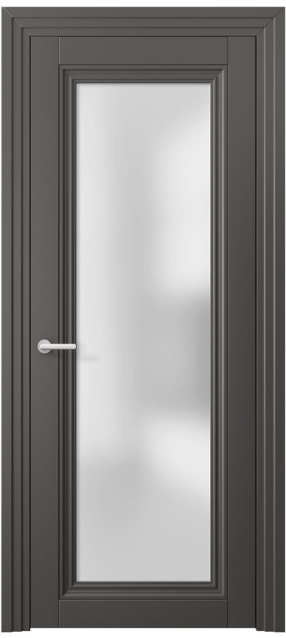 Межкомнатная дверь Centro 2502 ПЭТ графитовый Сатинированное стекло Цена 253570 AMD | Volhovec