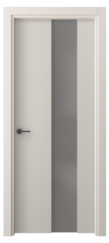 Межкомнатная дверь Freedom 4226 ПЭТ светло-серый Сатинированное серое стекло, триплекс Цена 259600 AMD | Volhovec