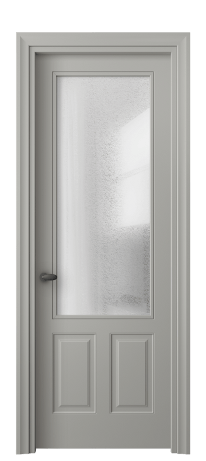 Межкомнатная дверь Esse 8522 Матовый нейтральный серый Фактурное стекло "Лёд", триплекс, 8 мм Цена 72099 ₽ | Volhovec