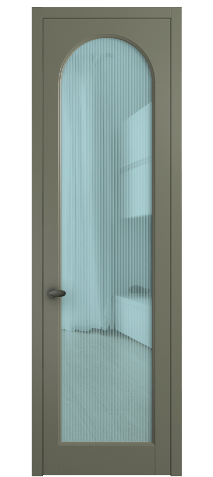 Дверь межкомнатная Палаццо 6804 Матовый оливковый тёмный Рифлёное голубое стекло "Moru", триплекс 0536 МОТ Цена 708300 AMD Наличники уже входят в базовый комплект. Фабрика дверей Волховец 8 (800) 551 43 19 Межкомнатная дверь Палаццо 6804 Матовый оливковый тёмный Рифлёное голубое стекло "Moru", триплекс Цена 708300 AMD | Volhovec