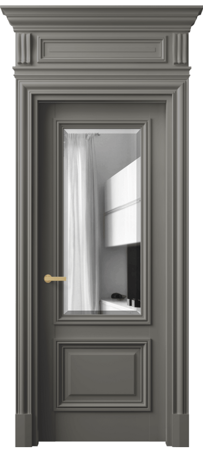 Дверь межкомнатная Антик 7302 Матовый классический серый Двустороннее зеркало с фацетом, триплекс КЭП + Объёмный фриз + Карниз МКЛС Цена 1128330 AMD Наличники уже входят в базовый комплект. Фабрика дверей Волховец 8 (800) 551 43 19 Межкомнатная дверь Антик 7302 Матовый классический серый Двустороннее зеркало с фацетом, триплекс Цена 1128330 AMD | Volhovec