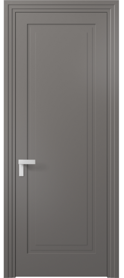 Дверь межкомнатная Rocca 8301 Матовый классический серый Каскадный компланарный наличник МКЛС Цена 59999 ₽ Наличники уже входят в базовый комплект. Фабрика дверей Волховец 8 (800) 551 43 19 Межкомнатная дверь Rocca 8301 Матовый классический серый Цена 59999 ₽ | Volhovec