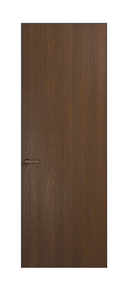 Дверь межкомнатная Velvet ПУ 8201 Дуб каштановый матовый. Скрытый универсальный короб Черный Цена 1178600 . Фабрика дверей Волховец 8 (800) 551 43 19 Межкомнатная дверь Velvet ПУ 8201 Дуб каштановый матовый. Цена 1178600 | Volhovec