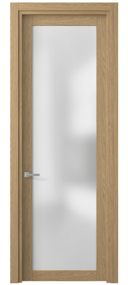 Межкомнатная дверь Planum 2102 Жемчужный дуб Сатинированное стекло Цена 184510 AMD | Volhovec