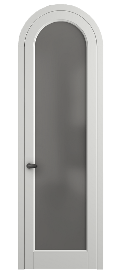 Межкомнатная дверь Палаццо 6814 Матовый светло-серый Сатинированное серое стекло, триплекс Цена 844100 AMD | Volhovec