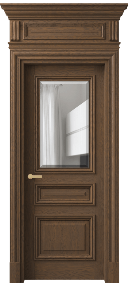 Межкомнатная дверь Antique 7304 Дуб туманный матовый Прозрачное стекло с фацетом Цена 1796260 AMD | Volhovec