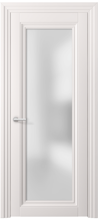 Межкомнатная дверь Центро 2502 ПЭТ кремово-серый Сатинированное стекло Цена 316960 AMD | Volhovec