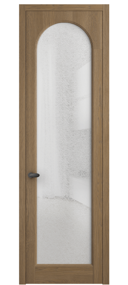 Межкомнатная дверь Палаццо 6804 Дуб мускатный матовый Фактурное стекло "Лёд", триплекс Цена 1069100 AMD | Volhovec
