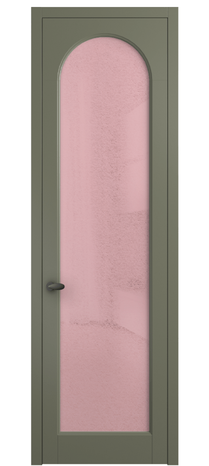 Дверь межкомнатная Палаццо 6804 Матовый оливковый тёмный Фактурное розовое стекло "Лёд", триплекс 0536 МОТ Цена 694800 AMD Наличники уже входят в базовый комплект. Фабрика дверей Волховец 8 (800) 551 43 19 Межкомнатная дверь Палаццо 6804 Матовый оливковый тёмный Фактурное розовое стекло "Лёд", триплекс Цена 694800 AMD | Volhovec