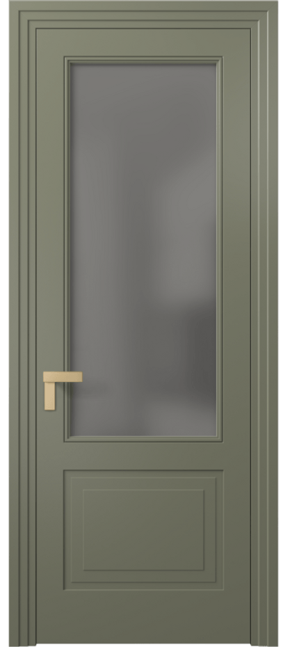 Дверь межкомнатная Рокка 8352 Матовый оливковый тёмный Сатинированное серое стекло, триплекс Каскадный компланарный наличник МОТ Цена 461450 AMD Наличники уже входят в базовый комплект. Фабрика дверей Волховец 8 (800) 551 43 19 Межкомнатная дверь Рокка 8352 Матовый оливковый тёмный Сатинированное серое стекло, триплекс Цена 461450 AMD | Volhovec