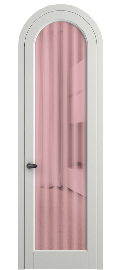 Дверь межкомнатная Палаццо 6814 Матовый светло-серый Рифлёное розовое стекло "Дюна", триплекс 0536R МССР Цена 884500 AMD Наличники уже входят в базовый комплект. Фабрика дверей Волховец 8 (800) 551 43 19 Межкомнатная дверь Палаццо 6814 Матовый светло-серый Рифлёное розовое стекло "Дюна", триплекс Цена 884500 AMD | Volhovec