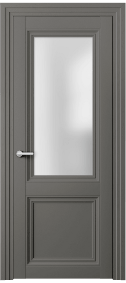 Дверь межкомнатная Centro 2524 Матовый классический серый Сатинированное стекло Каскадный наличник МКЛС Цена 377660 AMD Наличники уже входят в базовый комплект. Фабрика дверей Волховец 8 (800) 551 43 19 Межкомнатная дверь Centro 2524 Матовый классический серый Сатинированное стекло Цена 377660 AMD | Volhovec