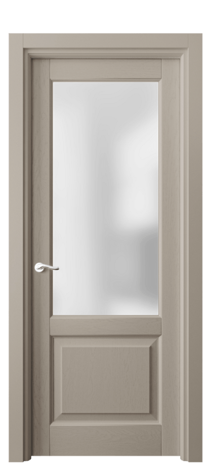 Межкомнатная дверь Лигнум 0740 Дуб бисквитный Сатинированное стекло Цена 880760 AMD | Volhovec