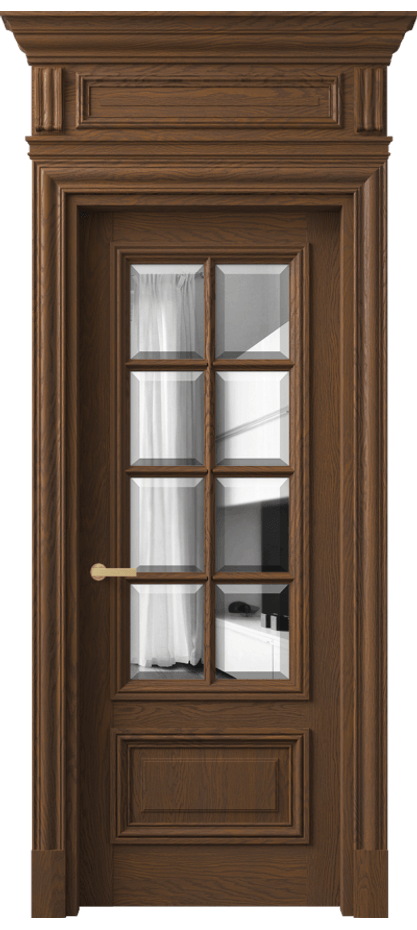 Дверь межкомнатная Антик 7316 Дуб каштановый матовый Двустороннее зеркало с фацетом, триплекс КЭП + Объёмный фриз + Карниз ДКШ.М Цена 310960 ₽ Наличники уже входят в базовый комплект. Фабрика дверей Волховец 8 (800) 551 43 19 Межкомнатная дверь Антик 7316 Дуб каштановый матовый Двустороннее зеркало с фацетом, триплекс Цена 310960 ₽ | Volhovec