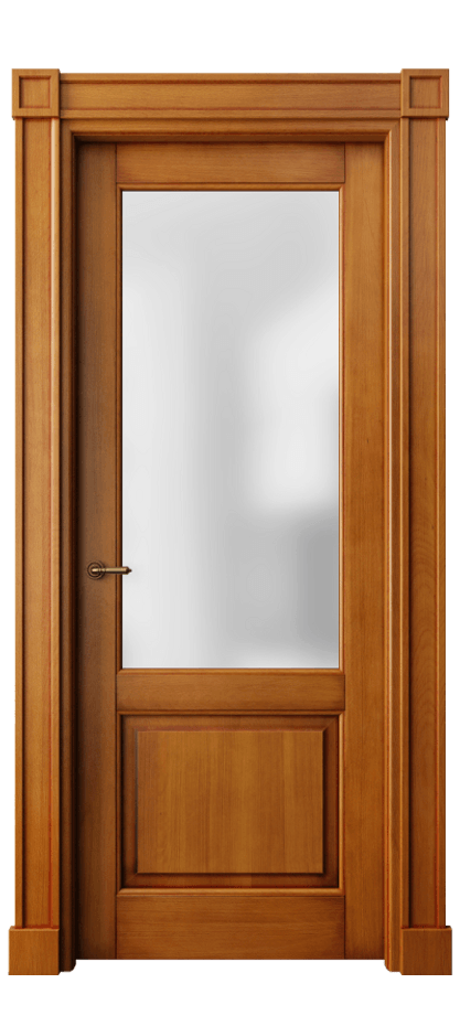 Межкомнатная дверь Toscana Plano 6302 Бук светлый с патиной Сатинированное стекло Цена 1008630 AMD | Volhovec