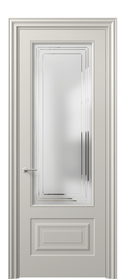 Дверь межкомнатная Mascot 8442 Матовый облачно-серый Сатинированное стекло с гравировкой "Грани", триплекс, 7 мм Фигурный наличник МОС Цена 418661 AMD Наличники уже входят в базовый комплект. Фабрика дверей Волховец 8 (800) 551 43 19 Межкомнатная дверь Mascot 8442 Матовый облачно-серый Сатинированное стекло с гравировкой "Грани", триплекс, 7 мм Цена 418661 AMD | Volhovec