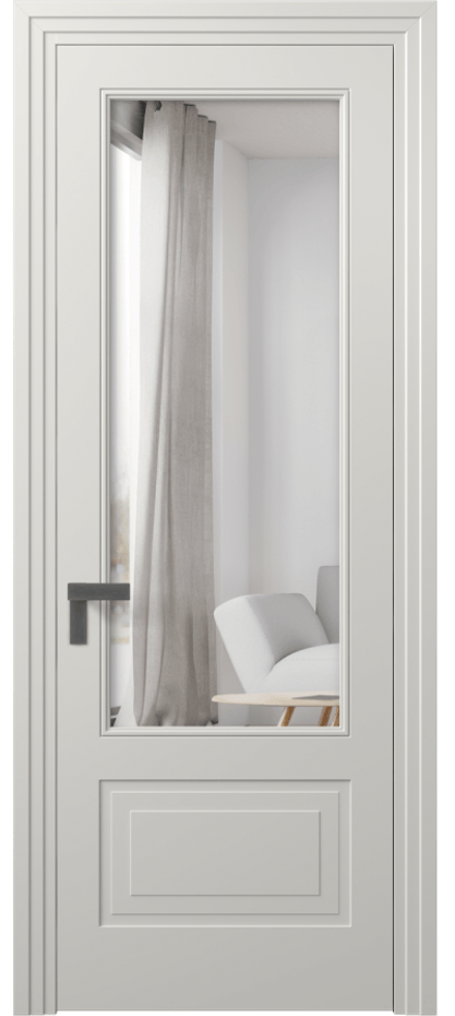 Межкомнатная дверь Рокка 8342 Матовый серый Двустороннее зеркало, триплекс Цена 471570 AMD | Volhovec