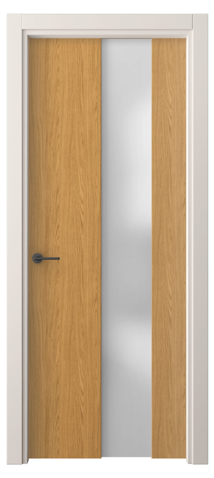 Межкомнатная дверь Freedom 4226 Ванильный дуб Сатинированное стекло Цена 42840 ₽ | Volhovec