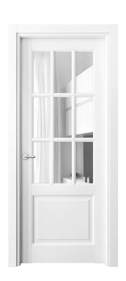 Дверь межкомнатная Тоскана Грильято 6312 Матовый белоснежный Прозрачное стекло Гладкий наличник МБЛ Цена 754650 AMD Наличники уже входят в базовый комплект. Фабрика дверей Волховец 8 (800) 551 43 19 Межкомнатная дверь Тоскана Грильято 6312 Матовый белоснежный Прозрачное стекло Цена 754650 AMD | Volhovec