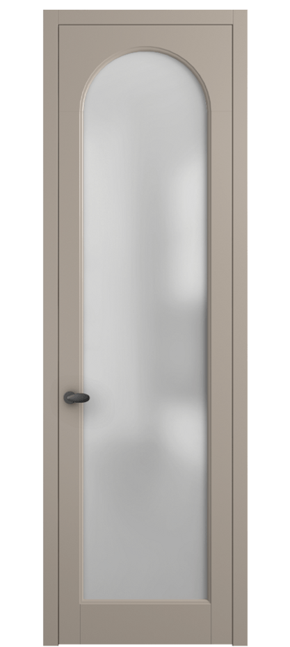 Межкомнатная дверь Палаццо 6804 Матовый бисквитный Сатинированное стекло Цена 141270 сом | Volhovec