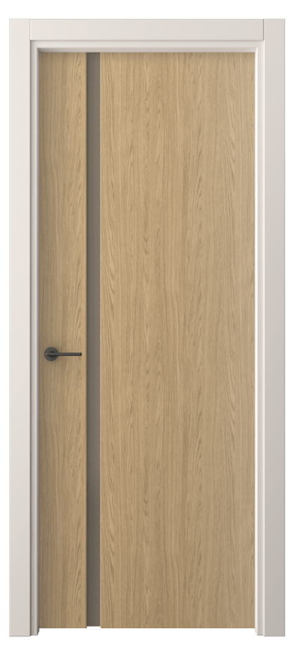 Межкомнатная дверь Freedom 4222 Жемчужный дуб Сатинированное бронзовое стекло, триплекс Цена 220100 AMD | Volhovec