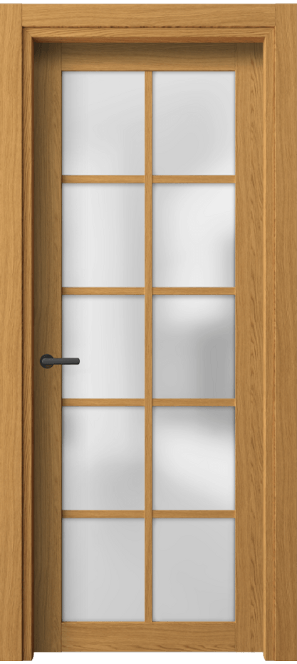 Межкомнатная дверь Neo 2106 Ванильный дуб Сатинированное стекло Цена 196380 AMD | Volhovec