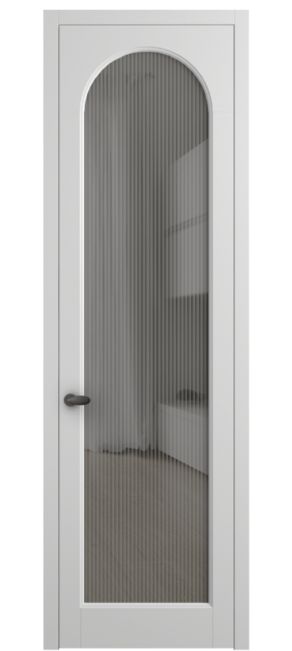 Дверь межкомнатная Палаццо 6804 Матовый белоснежный Рифлёное серое стекло "Moru", триплекс 0536 МБЛ Цена 708300 AMD Наличники уже входят в базовый комплект. Фабрика дверей Волховец 8 (800) 551 43 19 Межкомнатная дверь Палаццо 6804 Матовый белоснежный Рифлёное серое стекло "Moru", триплекс Цена 708300 AMD | Volhovec