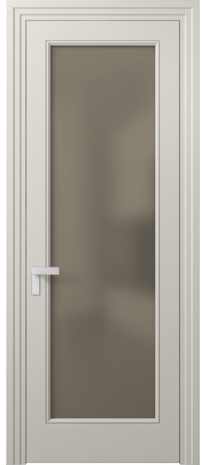 Дверь межкомнатная Rocca 8300 Матовый облачно-серый Сатинированное бронзовое стекло, триплекс, 8 мм Каскадный компланарный наличник МОС Цена 525351 AMD Наличники уже входят в базовый комплект. Фабрика дверей Волховец 8 (800) 551 43 19 Межкомнатная дверь Rocca 8300 Матовый облачно-серый Сатинированное бронзовое стекло, триплекс, 8 мм Цена 525351 AMD | Volhovec