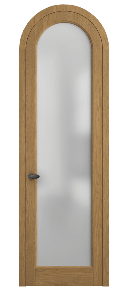 Межкомнатная дверь Палаццо 6814 Дуб солнечный матовый Сатинированное стекло Цена 1391600 AMD | Volhovec