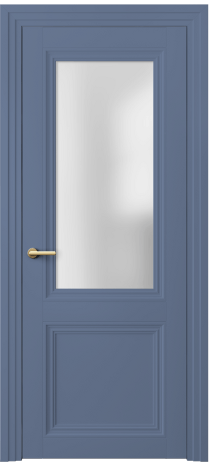 Межкомнатная дверь Centro 2524 Матовый белоснежный Сатинированное стекло Цена 491000 AMD | Volhovec