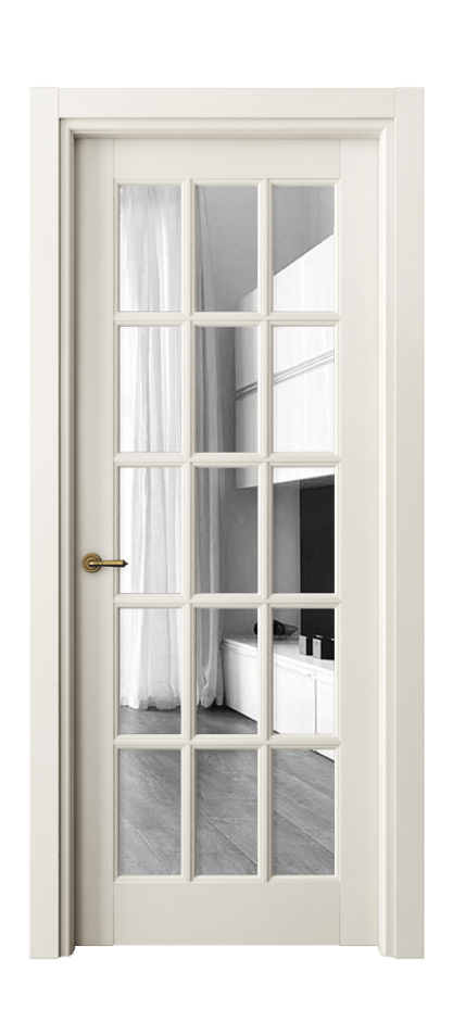 Межкомнатная дверь Toscana Grigliato 6311 Бук венециана Двустороннее зеркало, триплекс Цена 691660 AMD | Volhovec