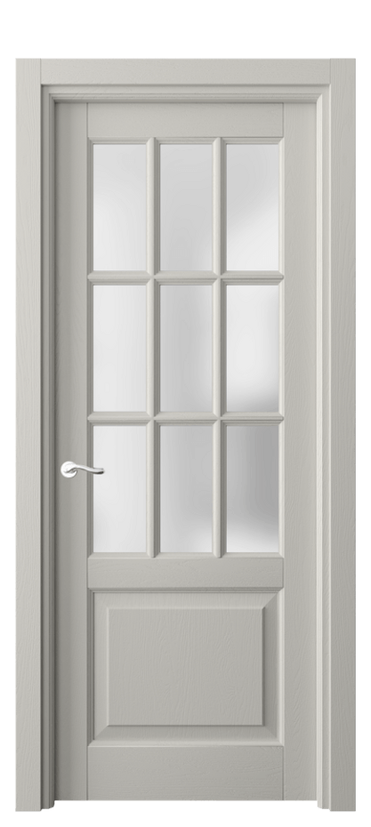 Межкомнатная дверь Лигнум 0748 Дуб тёплый серый Сатинированное стекло Цена 1053410 AMD | Volhovec