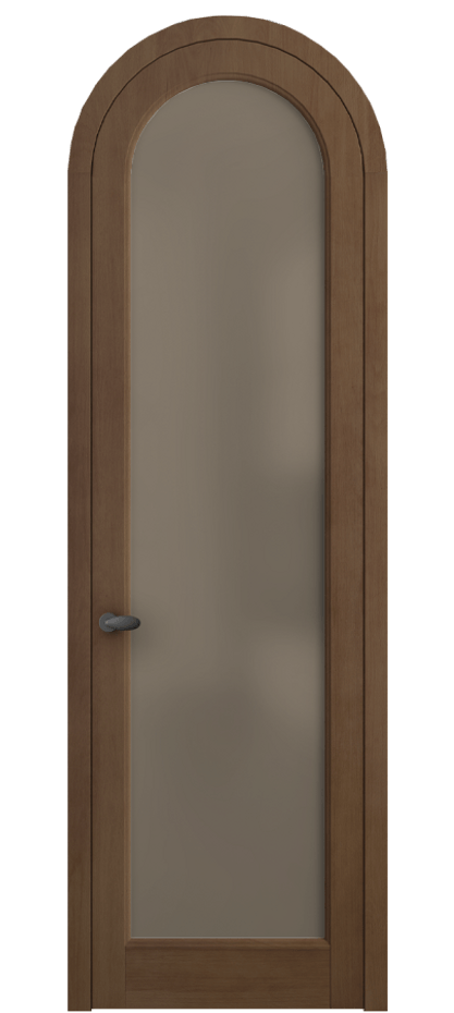 Межкомнатная дверь Палаццо 6814 Бук тёмный матовый Сатинированное бронзовое стекло, триплекс Цена 1182500 AMD | Volhovec