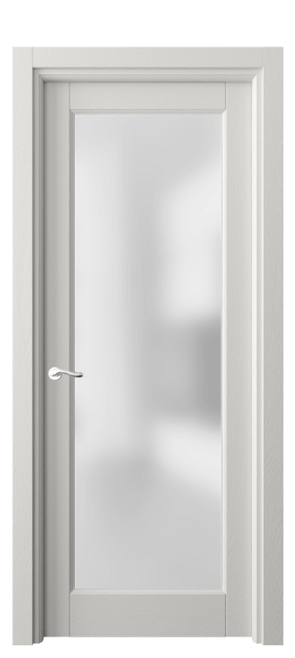 Межкомнатная дверь Лигнум 0700 Дуб серая эмаль Сатинированное стекло Цена 880760 AMD | Volhovec