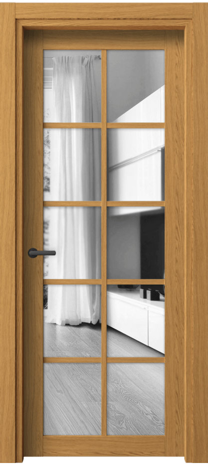 Межкомнатная дверь Neo 2106 Ванильный дуб Двустороннее зеркало, триплекс Цена 207170 AMD | Volhovec