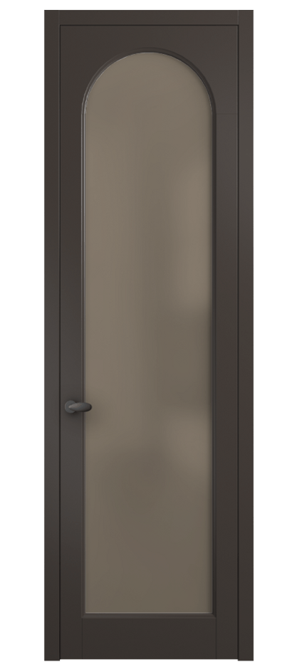 Межкомнатная дверь Палаццо 6804 Матовый антрацит Сатинированное бронзовое стекло, триплекс Цена 654400 AMD | Volhovec