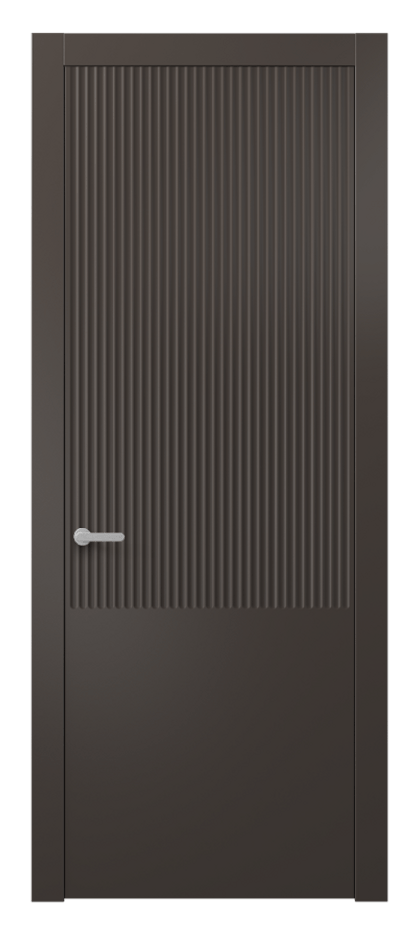 Дверь межкомнатная Альба 8646 Матовый антрацит Гладкий компланарный наличник МАН Цена 323710 AMD Наличники уже входят в базовый комплект. Фабрика дверей Волховец 8 (800) 551 43 19 Межкомнатная дверь Альба 8646 Матовый антрацит Цена 323710 AMD | Volhovec