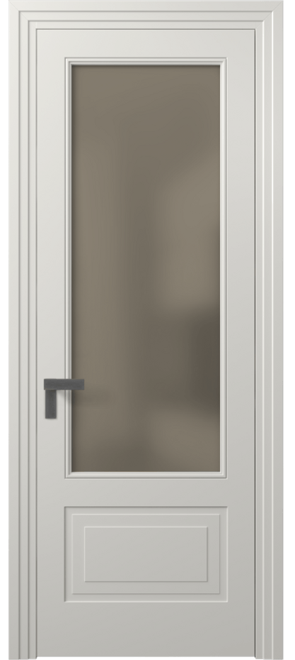 Межкомнатная дверь Rocca 8342 Матовый серый Сатинированное бронзовое стекло, триплекс Цена 420280 AMD | Volhovec