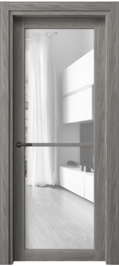 Межкомнатная дверь Нео 2108 Имбирный ясень Прозрачное стекло, триплекс Цена 201100 AMD | Volhovec