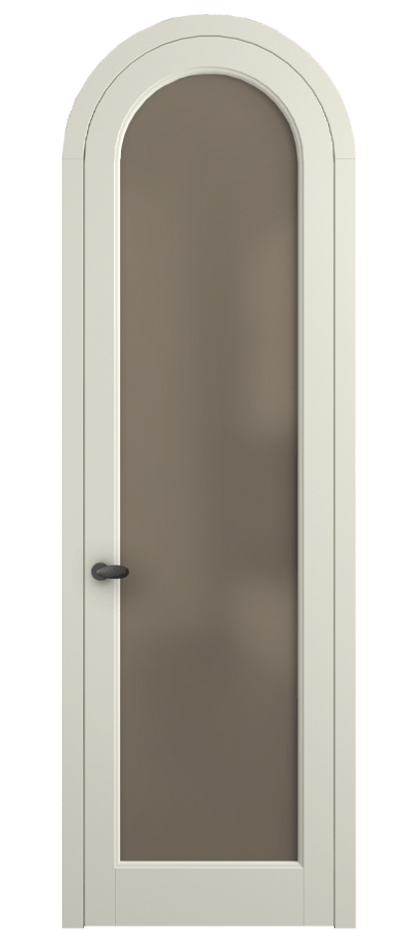 Межкомнатная дверь Палаццо 6814 Матовый молочно-белый Сатинированное бронзовое стекло, триплекс Цена 844100 AMD | Volhovec