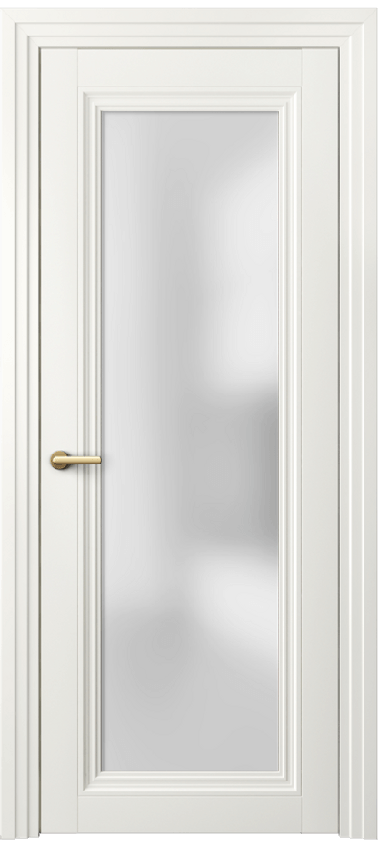 Межкомнатная дверь Центро 2502 Матовый жемчужный Сатинированное стекло Цена 419470 AMD | Volhovec