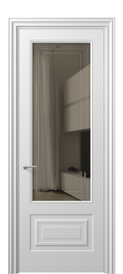 Дверь межкомнатная Mascot 8442 Матовый белоснежный Прозрачное бронзовое стекло с гравировкой "Грани", триплекс, 7 мм Фигурный наличник МБЛ Цена 418661 AMD Наличники уже входят в базовый комплект. Фабрика дверей Волховец 8 (800) 551 43 19 Межкомнатная дверь Mascot 8442 Матовый белоснежный Прозрачное бронзовое стекло с гравировкой "Грани", триплекс, 7 мм Цена 418661 AMD | Volhovec