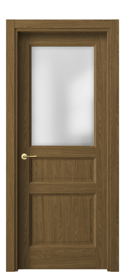Межкомнатная дверь Галант 1432 Торфяной дуб Сатинированное стекло Цена 42400 сом | Volhovec