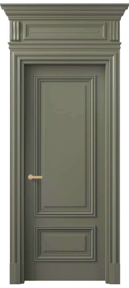 Межкомнатная дверь Антик 7307 Матовый оливковый тёмный  Цена 1122260 AMD | Volhovec