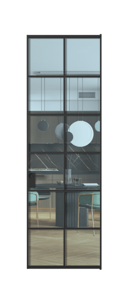 Алюминиевая дверь АЛПЛ040.05 Алюминий Черный Прозрачное голубое стекло, триплекс. Без короба чер Цена 917791 Стоимость комплекта двери включает:
1. Полотно (600/650/700/750/800/850/900/950*2000-2400 мм).
2. Короб
3. Комплект фурнитуры (2 торцевые петли и магнитный замок с ответной планкой). Фабрика дверей Волховец 8 (800) 551 43 19 Алюминиевая дверь АЛПЛ040.05 Алюминий Черный Прозрачное голубое стекло, триплекс Цена 917791 | Volhovec