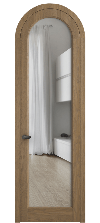 Межкомнатная дверь Палаццо 6814 Дуб мускатный матовый Прозрачное стекло Цена 1420600 AMD | Volhovec