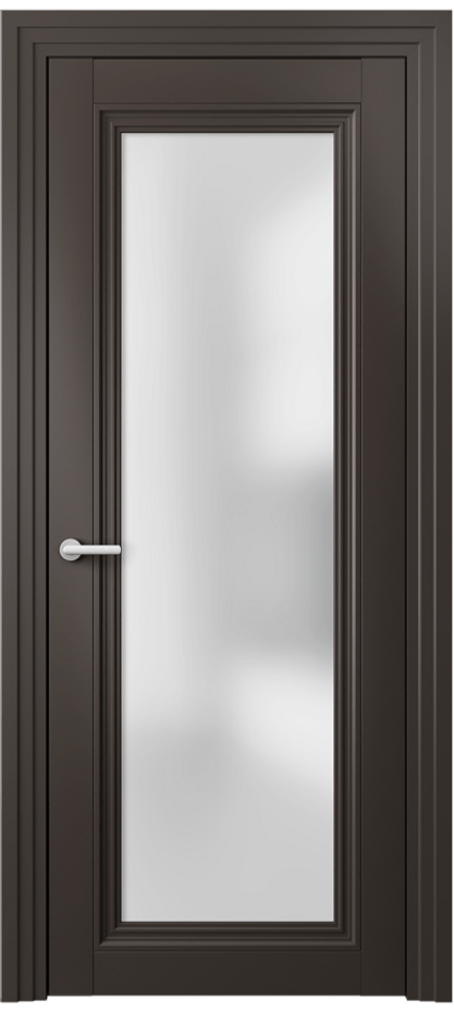 Межкомнатная дверь Centro 2502 Матовый антрацит Сатинированное стекло Цена 503100 AMD | Volhovec