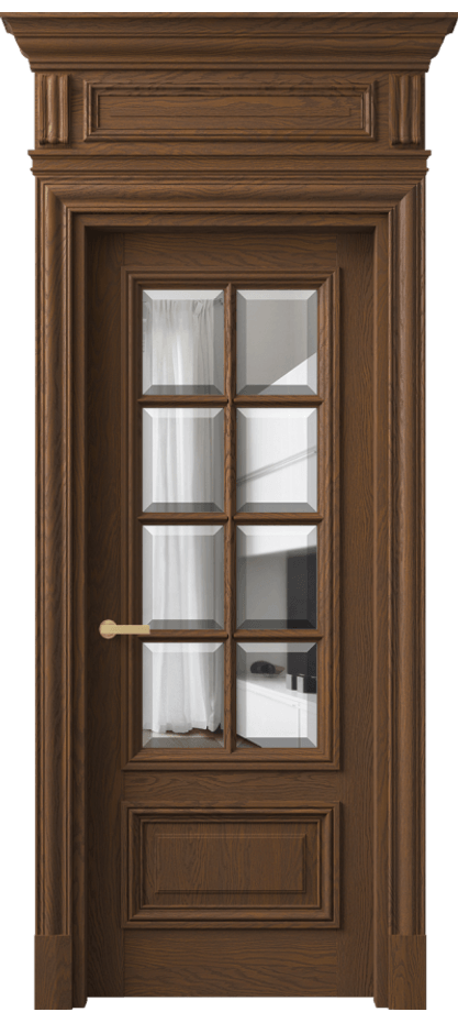 Дверь межкомнатная Antique 7316 Дуб каштановый матовый Прозрачное стекло с фацетом, 6 мм КЭП + Объёмный фриз + Карниз ДКШ.М Цена 1880690 AMD Наличники уже входят в базовый комплект. Фабрика дверей Волховец 8 (800) 551 43 19 Межкомнатная дверь Antique 7316 Дуб каштановый матовый Прозрачное стекло с фацетом, 6 мм Цена 1880690 AMD | Volhovec