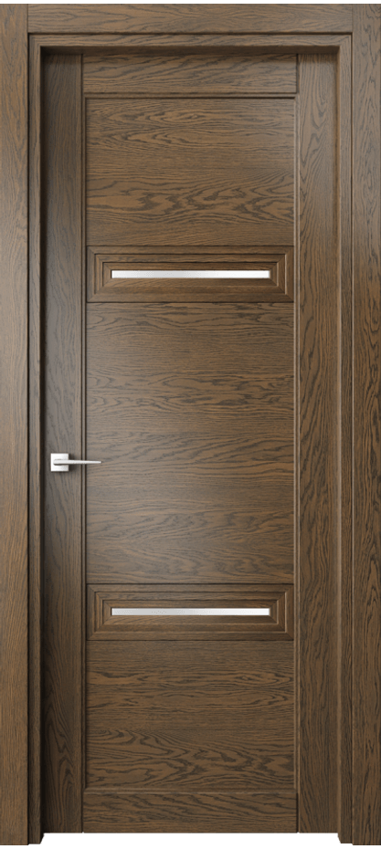 Межкомнатная дверь Ego 6113 Дуб серый Сатинированное стекло Цена 19374120 so'm | Volhovec